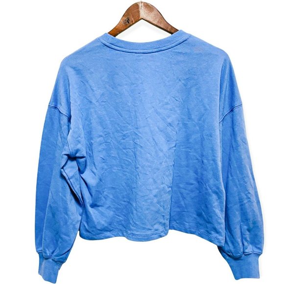 Hippie Rose 2-Piece Set Women's M Cropped Long Sleeve Crewneck Embroidered NWOT - Picture 3 of 12